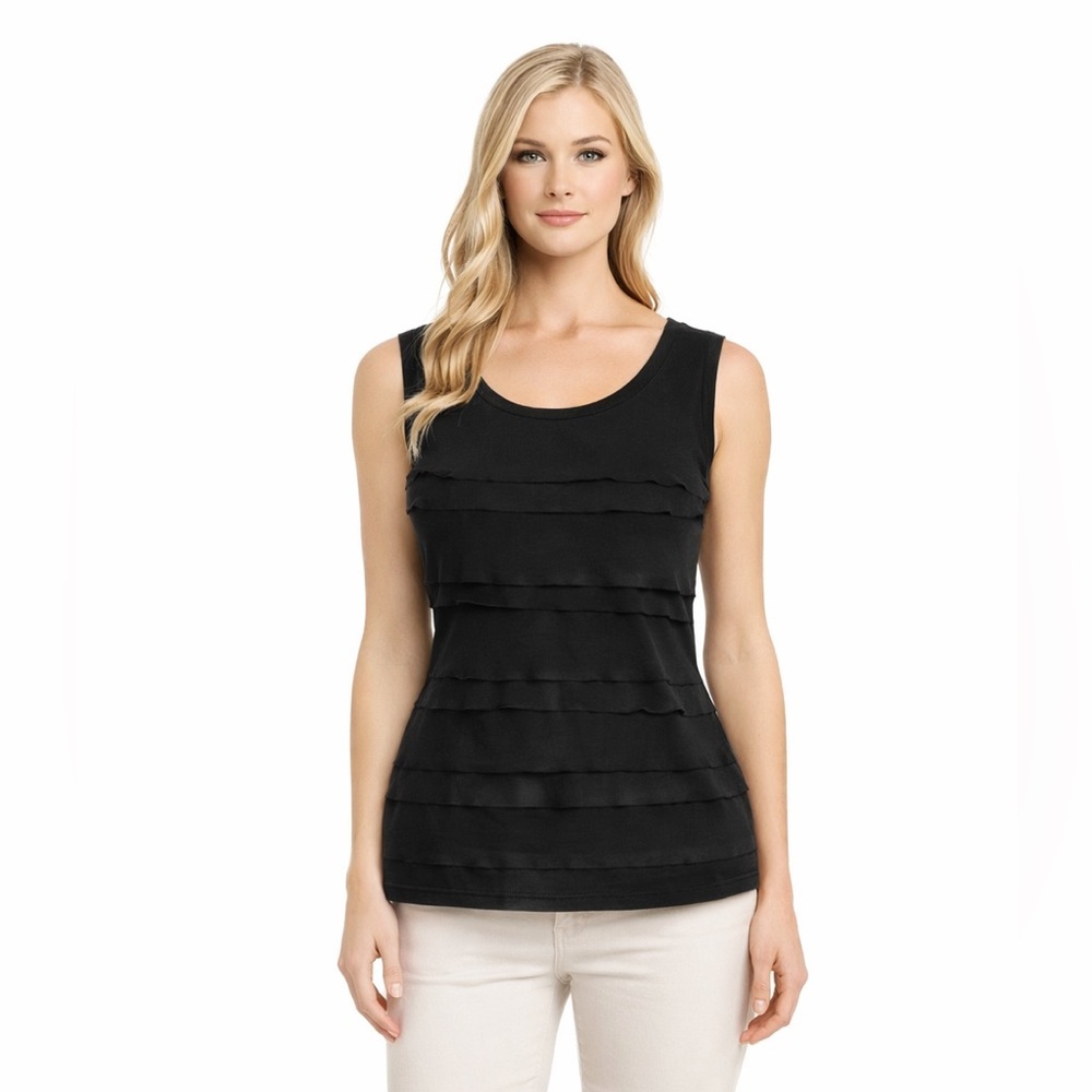 Ann Taylor black sleeveless top size XS